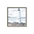 Picture of White  Lighthouse _GroupedProduct_Square_Canvas_Framed_