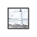 Picture of White  Lighthouse _GroupedProduct_Square_Canvas_Framed_