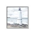 Picture of White  Lighthouse _GroupedProduct_Square_Canvas_Framed_