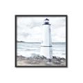 Picture of White  Lighthouse _GroupedProduct_Square_Canvas_Framed_