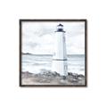 Picture of White  Lighthouse _GroupedProduct_Square_Canvas_Framed_