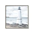 Picture of White  Lighthouse _GroupedProduct_Square_Canvas_Framed_