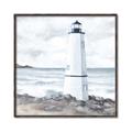 Picture of White  Lighthouse _GroupedProduct_Square_Canvas_Framed_