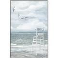Picture of Lifeguard Chair _GroupedProduct_Rectangle_Portrait_Canvas_Framed_