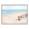 Picture of Boat in the Sand _GroupedProduct_Rectangle_Landscape_Canvas_Framed_