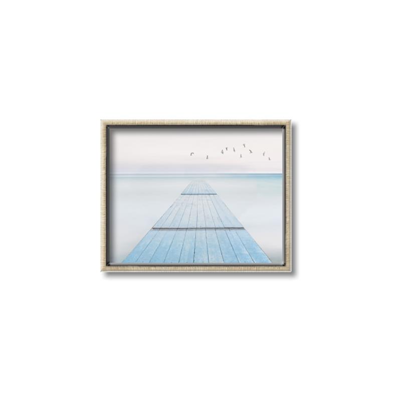 Picture of Bridge with birds _GroupedProduct_Rectangle_Landscape_Canvas_Framed_