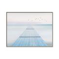 Picture of Bridge with birds _GroupedProduct_Rectangle_Landscape_Canvas_Framed_