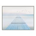Picture of Bridge with birds _GroupedProduct_Rectangle_Landscape_Canvas_Framed_