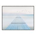 Picture of Bridge with birds _GroupedProduct_Rectangle_Landscape_Canvas_Framed_