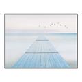 Picture of Bridge with birds _GroupedProduct_Rectangle_Landscape_Canvas_Framed_