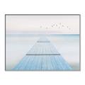 Picture of Bridge with birds _GroupedProduct_Rectangle_Landscape_Canvas_Framed_