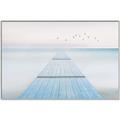 Picture of Bridge with birds _GroupedProduct_Rectangle_Landscape_Canvas_Framed_