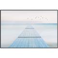Picture of Bridge with birds _GroupedProduct_Rectangle_Landscape_Canvas_Framed_
