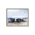 Picture of Beached Boats _GroupedProduct_Rectangle_Landscape_Canvas_Framed_
