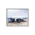 Picture of Beached Boats _GroupedProduct_Rectangle_Landscape_Canvas_Framed_