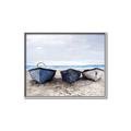 Picture of Beached Boats _GroupedProduct_Rectangle_Landscape_Canvas_Framed_