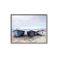 Picture of Beached Boats _GroupedProduct_Rectangle_Landscape_Canvas_Framed_