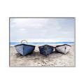 Picture of Beached Boats _GroupedProduct_Rectangle_Landscape_Canvas_Framed_