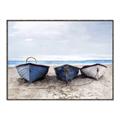 Picture of Beached Boats _GroupedProduct_Rectangle_Landscape_Canvas_Framed_