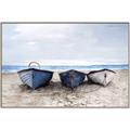 Picture of Beached Boats _GroupedProduct_Rectangle_Landscape_Canvas_Framed_