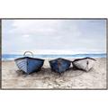 Picture of Beached Boats _GroupedProduct_Rectangle_Landscape_Canvas_Framed_