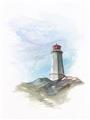 Picture of Lighthouse ll _GroupedProduct_Rectangle_Portrait_Unframed_Print_Only_