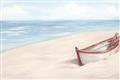 Picture of Boat in the Sand _GroupedProduct_Rectangle_Landscape_Unframed_Print_Only_