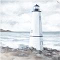 Picture of White  Lighthouse _GroupedProduct_Square_Unframed_Print_Only_