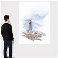 Picture of Lighthouse l _GroupedProduct_Rectangle_Portrait_Canvas_