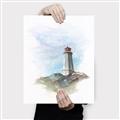 Picture of Lighthouse ll _GroupedProduct_Rectangle_Portrait_Canvas_