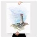 Picture of Lighthouse ll _GroupedProduct_Rectangle_Portrait_Canvas_