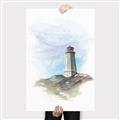 Picture of Lighthouse ll _GroupedProduct_Rectangle_Portrait_Canvas_