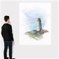Picture of Lighthouse ll _GroupedProduct_Rectangle_Portrait_Canvas_
