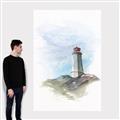 Picture of Lighthouse ll _GroupedProduct_Rectangle_Portrait_Canvas_