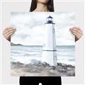 Picture of White  Lighthouse _GroupedProduct_Square_Canvas_