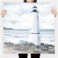 Picture of White  Lighthouse _GroupedProduct_Square_Canvas_