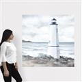 Picture of White  Lighthouse _GroupedProduct_Square_Canvas_