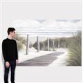 Picture of Peaceful Beach Path _GroupedProduct_Rectangle_Landscape_Canvas_