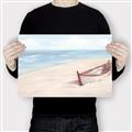 Picture of Boat in the Sand _GroupedProduct_Rectangle_Landscape_Canvas_