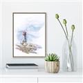 Picture of Lighthouse l _GroupedProduct_Rectangle_Portrait_Canvas_Framed_