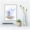 Picture of Lighthouse l _GroupedProduct_Rectangle_Portrait_Canvas_Framed_