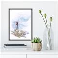 Picture of Lighthouse l _GroupedProduct_Rectangle_Portrait_Canvas_Framed_