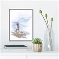 Picture of Lighthouse l _GroupedProduct_Rectangle_Portrait_Canvas_Framed_