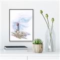 Picture of Lighthouse l _GroupedProduct_Rectangle_Portrait_Canvas_Framed_