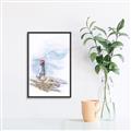 Picture of Lighthouse l _GroupedProduct_Rectangle_Portrait_Canvas_Framed_
