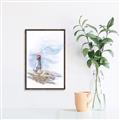 Picture of Lighthouse l _GroupedProduct_Rectangle_Portrait_Canvas_Framed_
