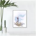 Picture of Lighthouse l _GroupedProduct_Rectangle_Portrait_Canvas_Framed_