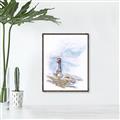 Picture of Lighthouse l _GroupedProduct_Rectangle_Portrait_Canvas_Framed_