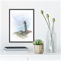 Picture of Lighthouse ll _GroupedProduct_Rectangle_Portrait_Canvas_Framed_