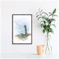 Picture of Lighthouse ll _GroupedProduct_Rectangle_Portrait_Canvas_Framed_